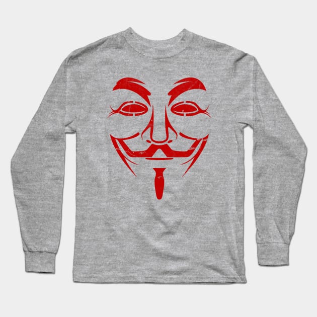 Anonymous Long Sleeve T-Shirt by NineBlack